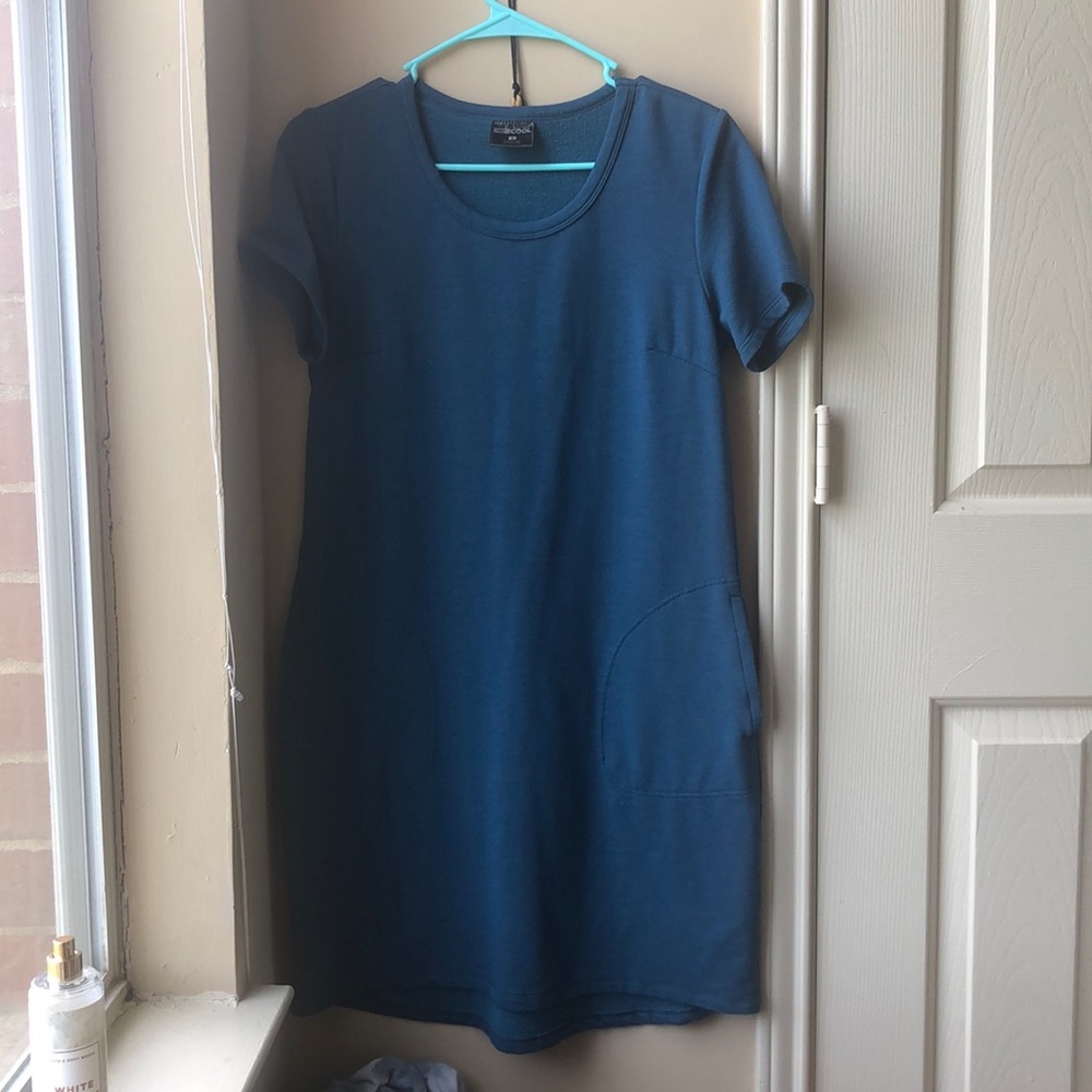Blue T-Shirt Dress
